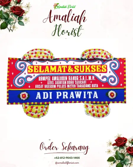 Papan Bunga Ucapan Selamat Jogotrunan
