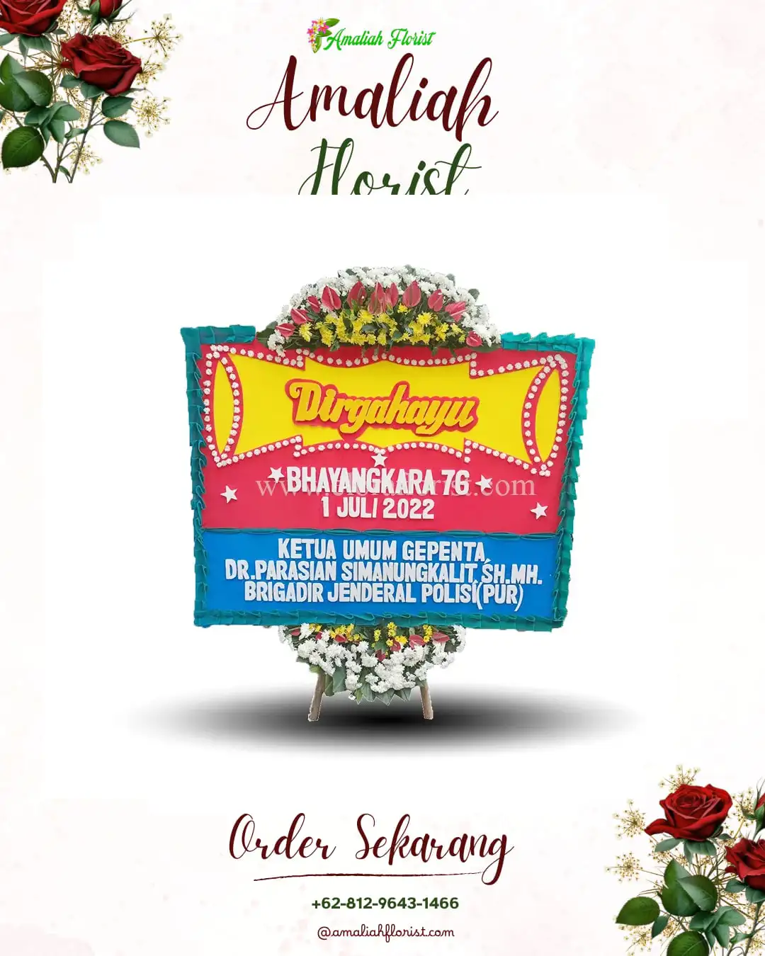 Papan Bunga HUT Ulang Tahun Jogotrunan